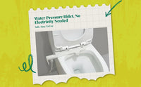 Dual-spray bidet, adjustable pressure