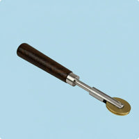 Piano String Pressure Wheel Wood Handle Music Tool Stainless Steel