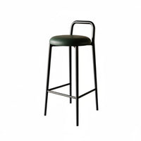 Low-Rear High Stool Modern Minimalist Design Bar Chair With Rear Rest Sturdy Construction for Homeowners