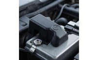 Embossed Minus Symbol Negative Battery Terminal Cover Side Cutout Battery Negative Terminal Cap Molded Vehicle Hardware Rectangular