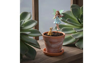 Luminous Fairy Garden Decor Stake Glow in the Dark Fairy and Dog Figurine Set Resin Craft for Bonsai