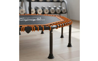 Non-Slip Indoor Exercise Trampoline Low Low-Strain Workout Rebounder Trampoline High Weight Capacity Fitness Rebounder Sturdy Frame for Adults, Beginners, Home Gym
