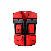 Lightweight Reflective Safety Vest Long-Lasting High Visibility Construction Vest 3D Ergonomic Fit for Road Workers, Traffic Controllers, Cyclists, Roadside, Nighttime