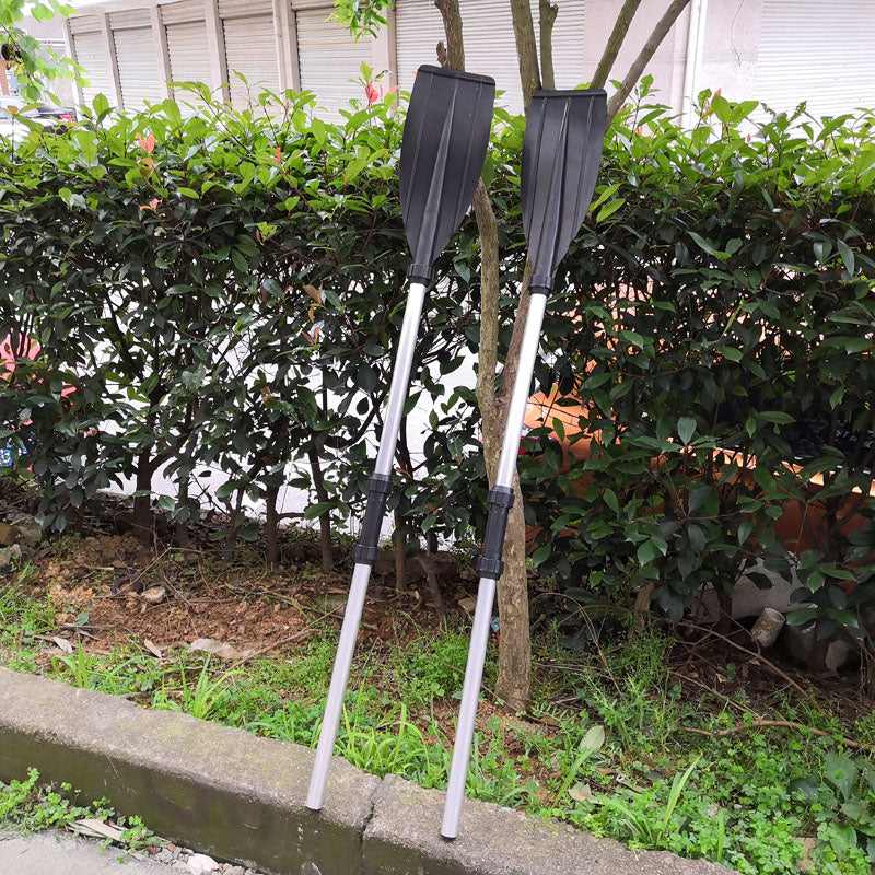 皮划艇 充气船塑料浆塑料船桨橡皮艇船浆 表演专用道具 铝杆桨长款128厘米 2支