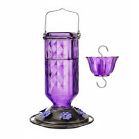 Glass Hummingbird Feeder Long-Lasting Hanging Hummingbird Feeder Year-Round Use