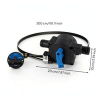 Aquatic Reservoir Waterways Component with Cable Resistant Waterways Control Component Quick-Connection for Anglers