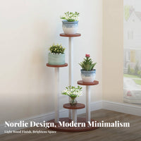Multi-Tier Plant Stand Freestanding Indoor Furniture Stable framework for Study