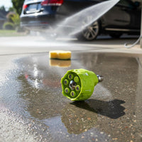 6-in-1 Pressure Washer Spray Head Rotating Spray Spray Head Head Cleaning Tool Accessory for DIY Hobbyists
