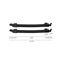 2 Pieces Foam-Padded Car Seat Back Hook Toolcomplimentary Headrest Hook Heavy-Duty Headrest Hanger Space-Saving for Commuters