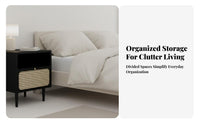 Rattan Drawer Cabinet Nordic and fashion Rattan Drawer Side Table Minimalist Design