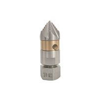 Rotating Nozzle with Metal Body Stainless Steel Rotating Sewer Nozzle Heavy Duty for Plumbers