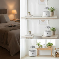 Aroma Dispenser Humidifier Matte High-Frequency Humidifier Appliance LED Lights for Desk, Office
