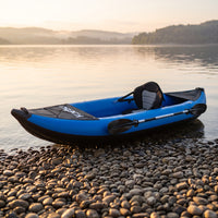 Portable Inflatable Kayak Heavy-Duty Sit-in Kayak Rigid Boat Easy to Use for Paddlers, Flatwater