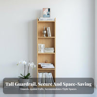 Narrow Shelving Storage System Space-Saving 6-Tier Standing Shelf Anti-Tip