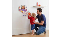 No-Drill Wall-Mounted Basketball Hoop Easy to Install Sports Toy Long-Lasting Materials for Children, Indoor