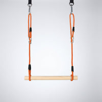 Kids Indoor Beechwood Climbing Bar for Sensory Integration Training, Portable Hanging Pull-Up Bar