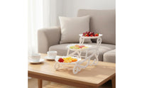 3 Layer Fruit Tray Easy to Clean 3 Tier Fruit Tray Space Saving for Living Room