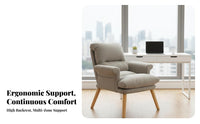 Revolving Armchair with Footrest Adjustable Recline Recliner with Footrest Reclining Function Modern Aesthetic