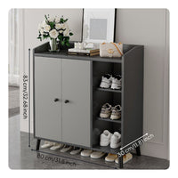 Large Capacity Footwear Storage Unit Space Saving Design Shoe Storage Cabinet Sturdy Construction for Homeowners, Apartment Dwellers, Hallway, Mudroom