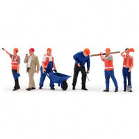 6 Pieces Diorama Figures Detailed Diorama Figures with Tools Fine Detail