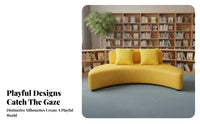Playful Shapes Moon and Star Shaped Sofa Set Soft Padded children's Furniture Easy to Clean Toddler Couch Modular Configuration for Preschoolers, Educators, Reading Corner, Kindergarten, Daycare Center, Classroom