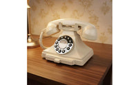 Easy to Use Retro Phone Guestbook Gift Idea Wedding Audio Phone ABS Material Retro Guestbook Telephone Namecard Tray for Brides and Grooms, Party, Hotel