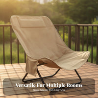 Double-Layer Replacement Seat Cover | Heavy-Duty 600D Oxford material, Moon Chair Cover, for Camping
