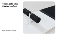 Automatic Counting Electronic Sit-up Counter Board Multi-Functional exercise Bench Non-Slip Feet Fitness Equipment durableDuty Frame for Students Personnel, Home Gym Users, School, Gymnasium, abdominal training Training, Garage