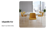 Nordic design Upholstered Single Seat Breathable Fabric Upholstered Shell Chair Ergonomic Backrest Home Seating Minimalist Aesthetic for Office Workers, Business Owners, Conference Room, Reception Area, Small Spaces, Bedroom