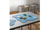 ABS Material Electric Car Track Playset Polished Edges Educational Toy for Boys, Toddlers