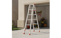 Convertible Ladder Foldable Folding Ladder Versatile for Practical Hobbyists, Homeowners, Home Maintenance, Worksite, Warehouse