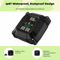 Motorcycle Tire Pressure tracking System, cordless Highaccuracy TPMS, External detector, Instant Pressure & Temperature Alerts, Waterproof, Universal Fit for 3-Wheel Motorcycles