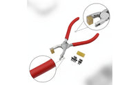 Leather Punching Plier Clamp-Style Leather Punching Tool with Replaceable Head Pliers Hand-Operated Heavy Duty