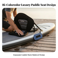 Foldable Paddleboard Spinerest Provides Spine Assistance Padded Seat with Spinerest Portable Kayak Accessory for Kayakers, Paddleboarding, Kayaking