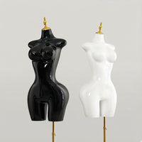 出口非洲大码BBL模特道具女半身橱窗展示大胸大屁股假人偶展示架