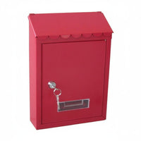 Metal Mailbox Weather Resistant Outdoor Mailbox Key Lock Letter Box for Villa Owners, Gate, Front Porch