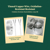 Tin-copper LED wire for DIY