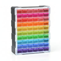 Grid Layout Small Parts Drawer Organizer for Electronics Bench