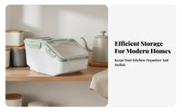 Moisture-Proof Rice Storage Bin Multi-Purpose Airtight Rice Dispenser Safe for Pantry