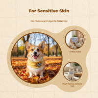 Cartoon Warm Scarf for Small Dogs