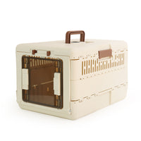 Foldable Pet Carrier Airline Approved Cat Carrier Bag Large Capacity Breathable Dog Cage Handbag