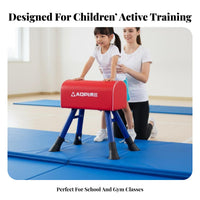 Adjustable Vaulting Horse Beginner welcoming Sports Equipment Stable Base for Gym