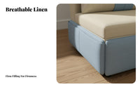 Single Fold-Foldable Lounger Foldable Design Pull-Foldable Armchair Bed versatileUse Space-Efficient for Apartment Dwellers