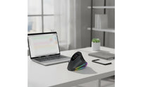Vertical Ergonomic Mouse Wireless Mouse with Color Display Rechargeable Type-C for Office Workers, Laptop Users, Desk Setups