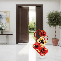 Chinese Housewarming Decoration Festive Atmosphere Freestanding Sign 3D Effect Tabletop Decor