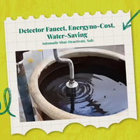 Water-Saving Kitchen Faucet, Automatic detector, Commercial Hotel Sink, Stainless Steel, Easy Installation