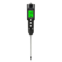 Soil EC Meter Digital Soil Tester with Metal Probe Digital Soil Meter Real-time EC Tester Battery Operated Instrument Automatic Compensation Suitable for Indoor Gardeners Greenhouse Cultivation Plant Care