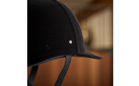 CE Certified Velvet Equestrian Helmet Sturdy Classic Riding Hat Easy to Maintain for Women, Men