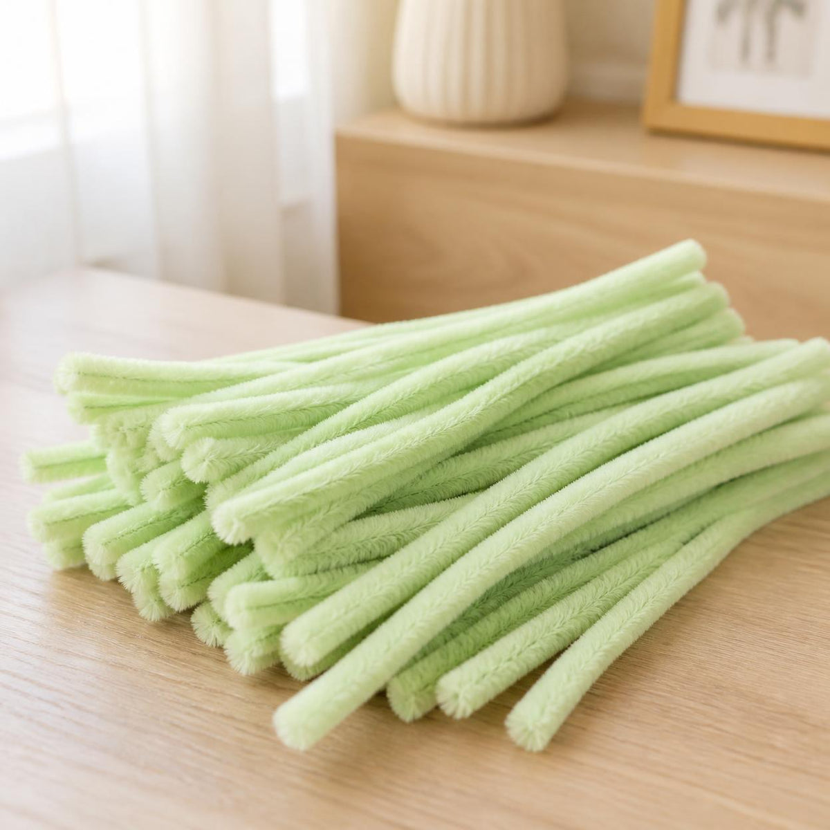 Handmade Chenille Stems Bulk 1000pcs Extra Dense Kindergarten Kids DIY Craft Material Colorful Super Dense Pipe Cleaners Macaron Rainbow Colors for Bouquets