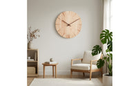 Wooden Wall Clock No Round Wall Clock 30cm for Living Room